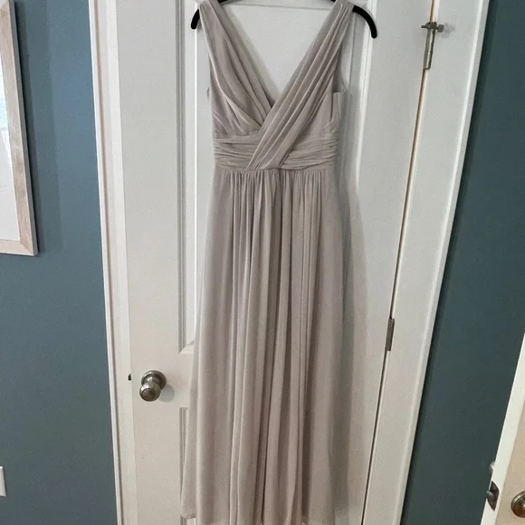 Dessy Collection | Dresses | Oyster Size Dessy Collection Maxi Dress | Poshmark Dessy Collection | Dresses | Oyster Size Dessy Collection Maxi Dress | Poshmark